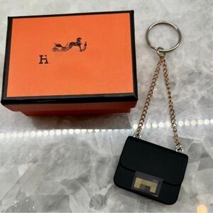 Mini Purse Keychain Charm with Gift Box